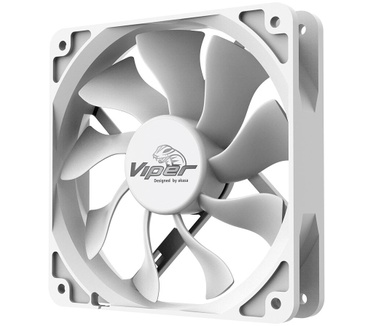 Akasa Viper Wit, Single Pack, 120mm