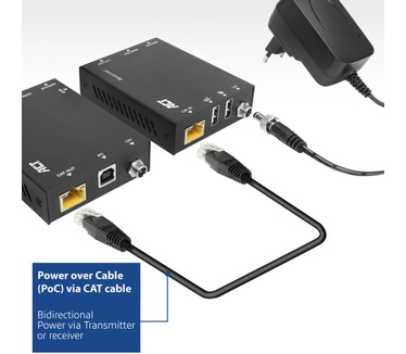 ACT 4K HDMI 2.0 KVM extender set over CAT6A, tot 70 meter
