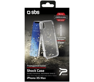 SBS TECOVERSHOCKIP65T (iPhone XS Max) Transparant