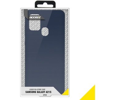 Accezz Liquid Siliconen (Galaxy A21s) Blauw