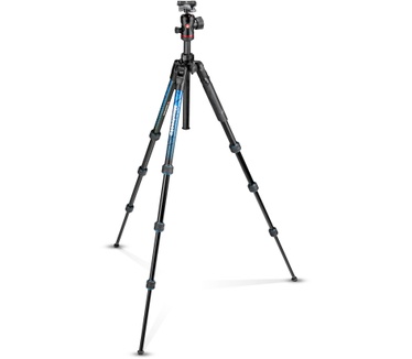 Manfrotto Befree Advanced Aluminium (Zwart/Blauw)