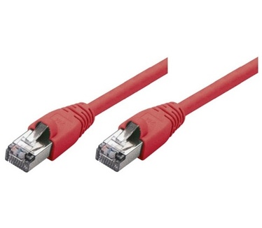 InLine Flat patch cord UTP Cat.6 3m Red