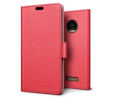 qMust Motorola Moto Z Wallet Case - TPU frame - Red