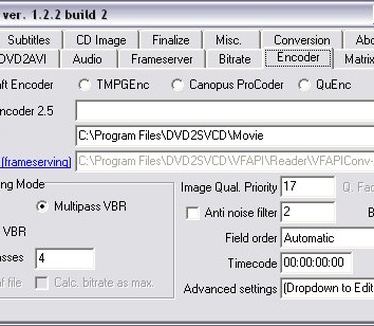 DVD2SVCD screenshot
