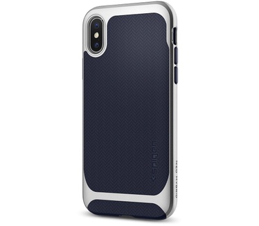 Spigen Apple iPhone X Hoesje Neo Hybrid Zilver