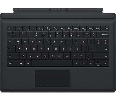 Microsoft Surface Pro 3 Type Cover Zwart QWERTY