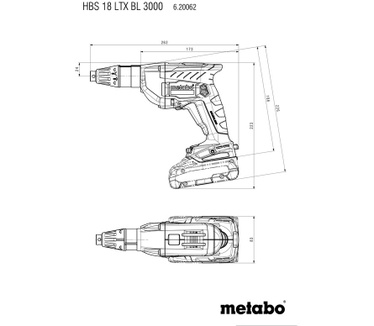 Metabo HBS 18 LTX BL 3000