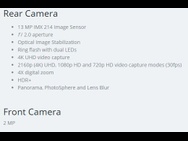 Specs camera Nexus 6