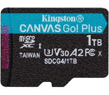 Kingston 1TB microSDXC Canvas Go! Plus Gen4 200R A2 U3 enkel pakket zonder adapter