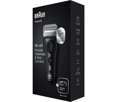 Braun Braun Series 8 8410s Elektrisch Scheerapparaat, Wet & Dry, Met Oplaadstandaard