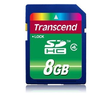Transcend SDHC 8GB Class 4