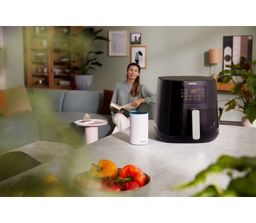 Philips Rapid Air-technologie, 1,2 kg, 6,2 l, zwart, Airfryer XL