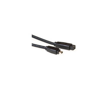 Intronics Firewire IEEE1394B aansluitkabel 9-pin male - 4-pin male
