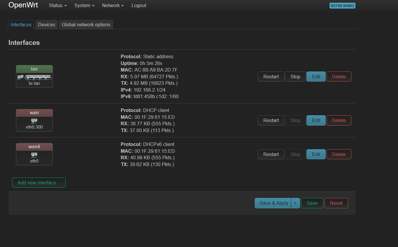 EdgeRouter X met OpenWRT en TMobile thuis (glasvezel) Netwerken GoT