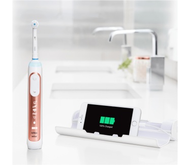 Oral-B Genius 20900 Elektrische tandenborstels Roségoud En Zwart Powered By Braun