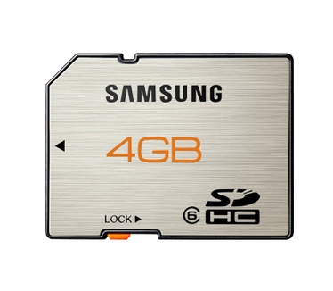 Samsung 4GB SDHC class 6