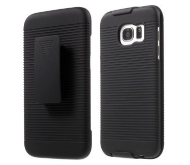 qMust Samsung Galaxy S7 edge Belt Clip Case - Black
