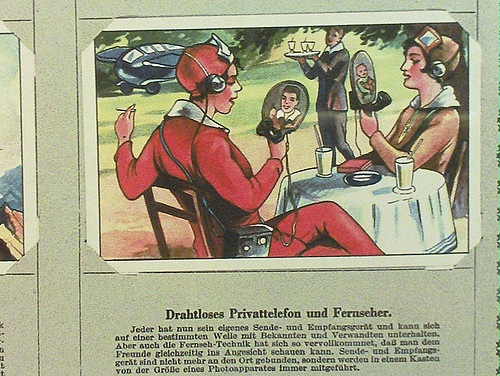 Drahtloses Privattelefon und Fernseher