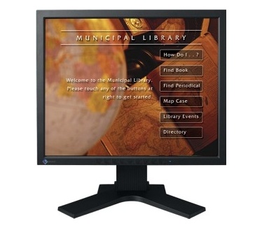 Eizo Flexscan L760T-C-K (19", 25ms, D-sub/DVI-D, Touchscreen, Zwart)