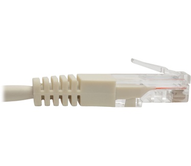 Tripp-Lite Cat5e 350MHz Molded UTP Patch Cable (RJ45 M/M) - White, 2.13 m (7-ft.)