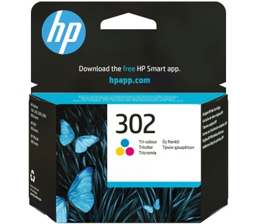 HP 302 originele drie-kleuren inktcartridge