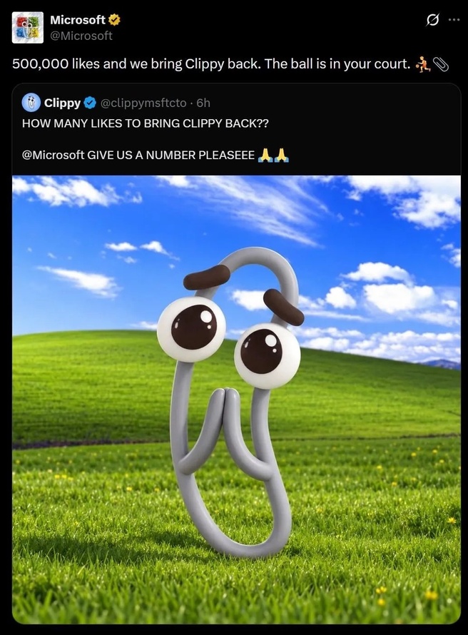 Het bericht die de hackers namens Microsoft op X hebben geplaatst.