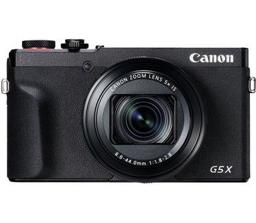 Canon PowerShot G5 X Mark II + Batterypack Zwart