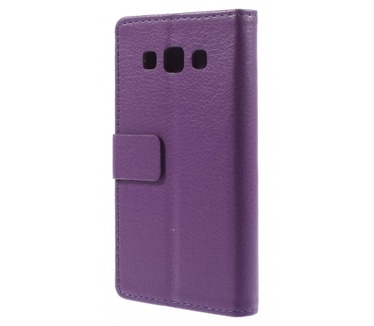 Kees Lederlook Portemonnee Hoesje Galaxy A3 - Paars