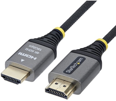 Startech.com 2m Premium Gecertificeerde High Speed HDMI Kabel, Ultra Flexibele Gevlochten High Flex HDMI Kabel, 4K 60Hz / 1440p 144Hz met HDR10 / ARC, 18Gbps
