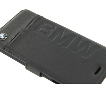 BMW Originele Siganture Debossed Logo Folio Bookcase voor de iPhone 7 / 8 - Zwart Zwart