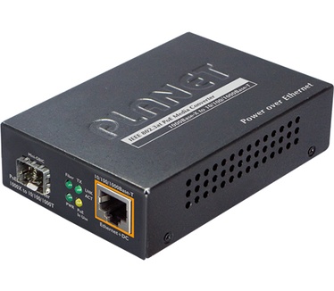 Planet GTP-805A Fiber SFP to Ethernet PoE media converter 30 Watt