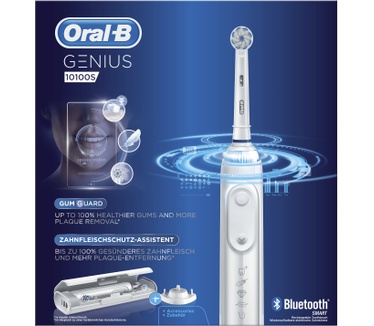 Oral-B Genius 10100S + 4 borstels  Wit