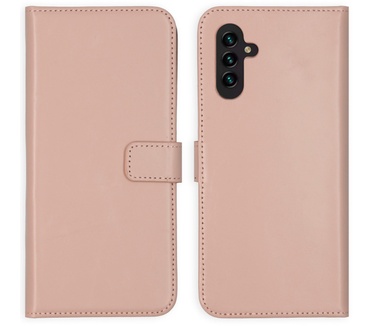 Selencia Echt Lederen Bookcase Samsung Galaxy A13 (5G) / A04s - Dusty Pink