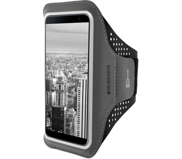 Mobiparts Comfort Fit Sport Armband Samsung Galaxy J6 Plus (2018) Black