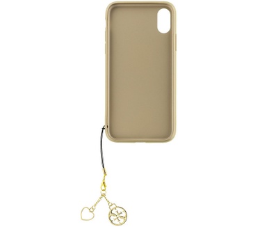 Guess 4G Charms Hard Case voor Apple iPhone X (5,8'') - Bruin  Bruin