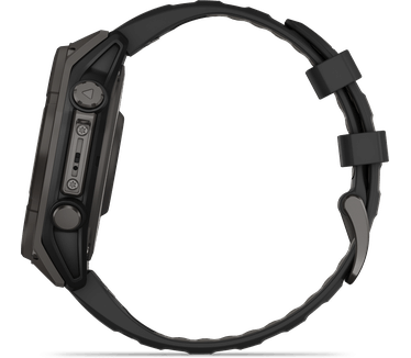 Garmin fēnix 8 Solar, 47mm, Titanium body, Sapphire Glass, Carbon (Zwart)