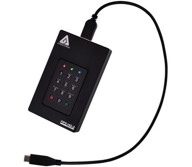 Apricorn Aegis Fortress L3 3TB Zwart