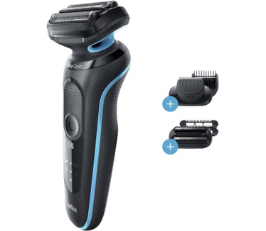 Braun Series 5 50-M1850s Elektrisch Scheerapparaat, 2 EasyClick-opzetstukken, Munt