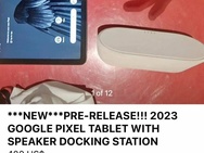 Google Pixel Tablet op FB Marketplace, december 2022