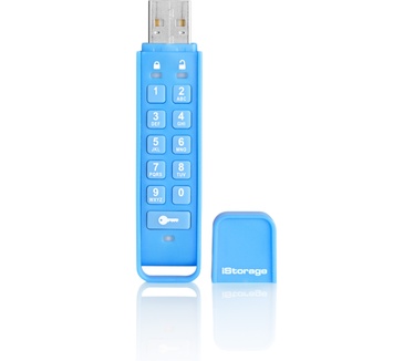 iStorage DatAshur Personal Drive met PIN-Code 32GB Blauw