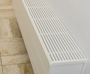 Ventilatoren in een radiator