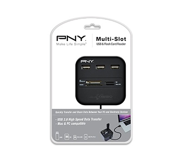 PNY Multi-Slot USB & Flash