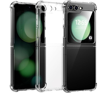 Casemania Samsung Galaxy Z Flip 6 - Anti Shock Back Cover Transparant