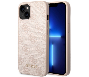 Guess 4G Back Case - Apple iPhone 14 Plus (6.7") - Roze Roze