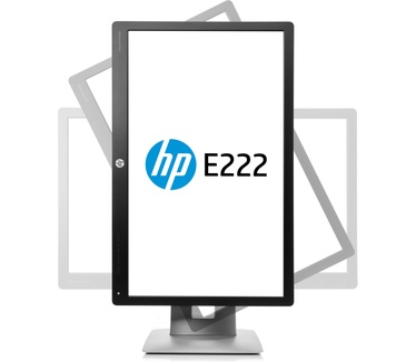 HP EliteDisplay E222 Zilver, Zwart