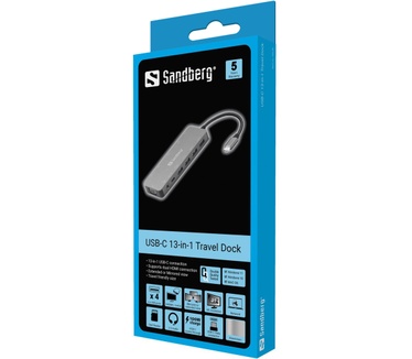 Sandberg USB-C 13-in-1 Travel Dock