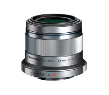 Olympus M.Zuiko Digital 45mm f/1.8 (MFT) Zilver