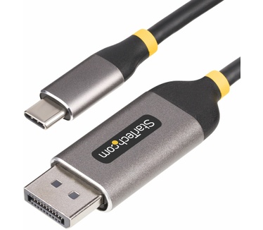 Startech.com 3m USB-C naar DisplayPort Adapter Kabel, 8K 60Hz, 4K 144Hz, HDR10, USB Type-C naar DP 1.4 Video Converter Kabel, USB4/Thunderbolt 3/4 Compatibel