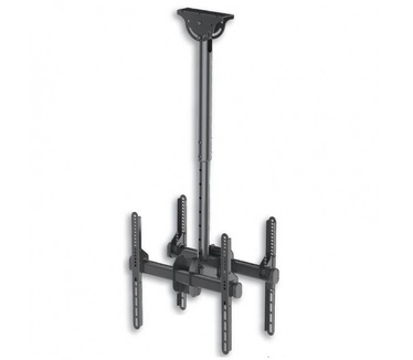 Techly Telescopic Universal Ceiling Support for 2 TV LED LCD 32-55" ICA-CPLB 944D