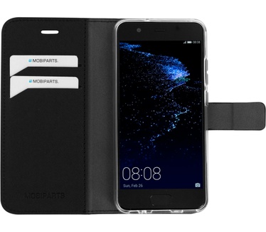 Mobiparts Saffiano Wallet Case Huawei P10 Black